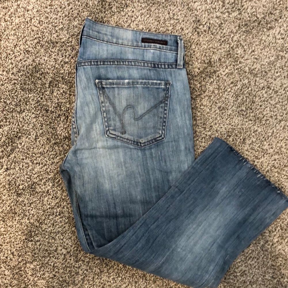 Citizens of humanity cropped jeans
